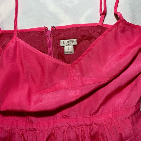 J. Crew Bright Pink Cami Tank Dress - Picture 6 of 7